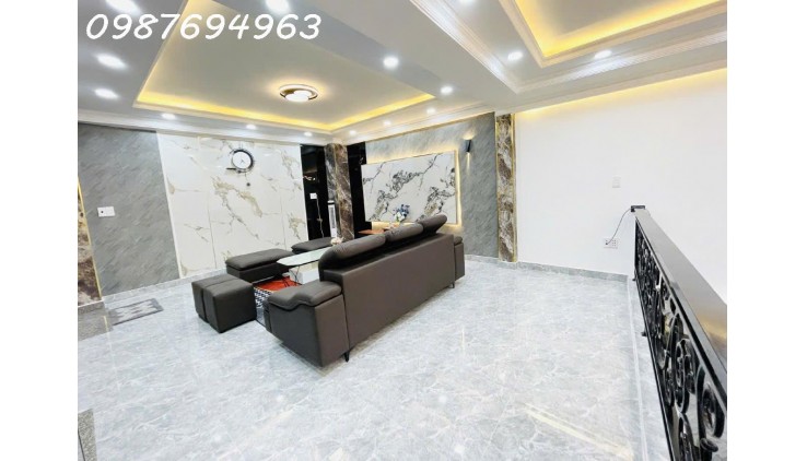 Q7 NGANG 6x10M NHÀ ĐẸP Ở ĐÓN TẾT 4 TẦNG 4PN GẦN SIÊU THỊ, CHỢ KHU AN NINH 6.xT